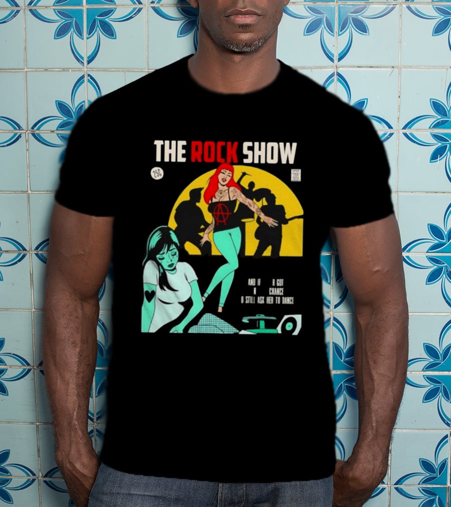 The Rock Show Comic Dance Chance Anarchy Girl Silhouette Scene T-Shirt