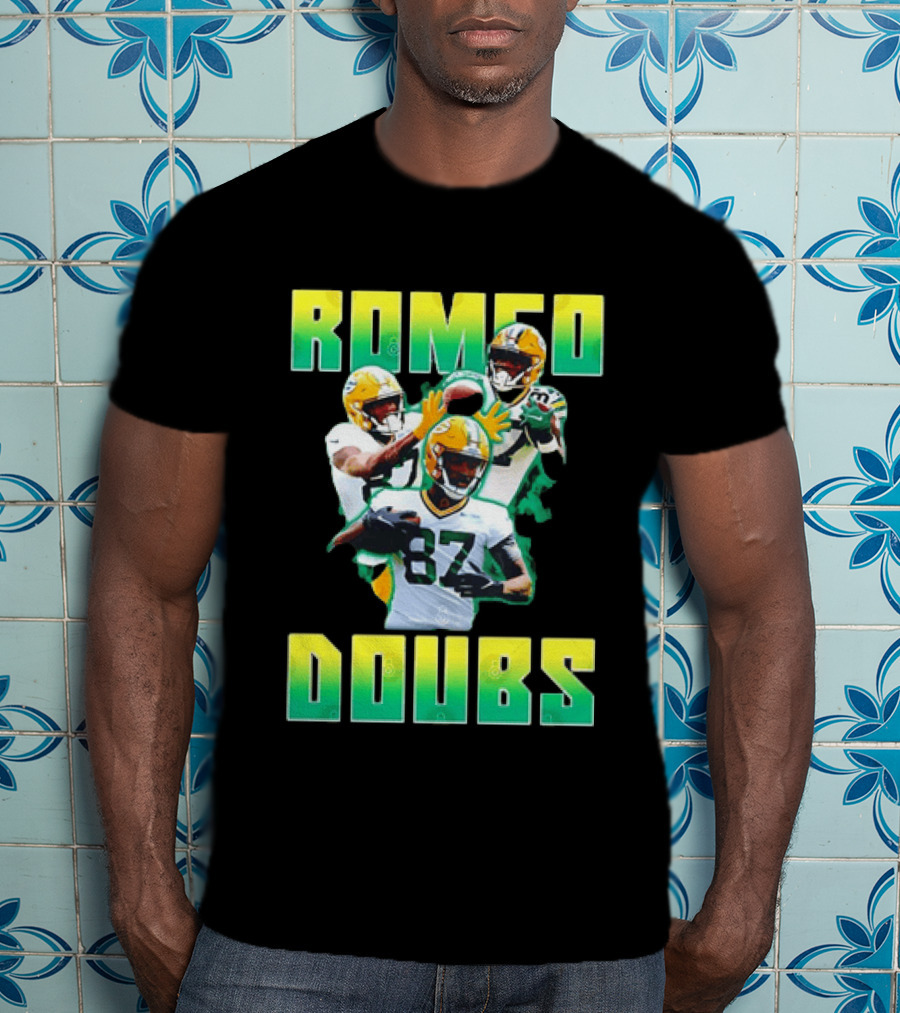 Green Bay Packers Football Romeo Doubs 87 Packers T-Shirt