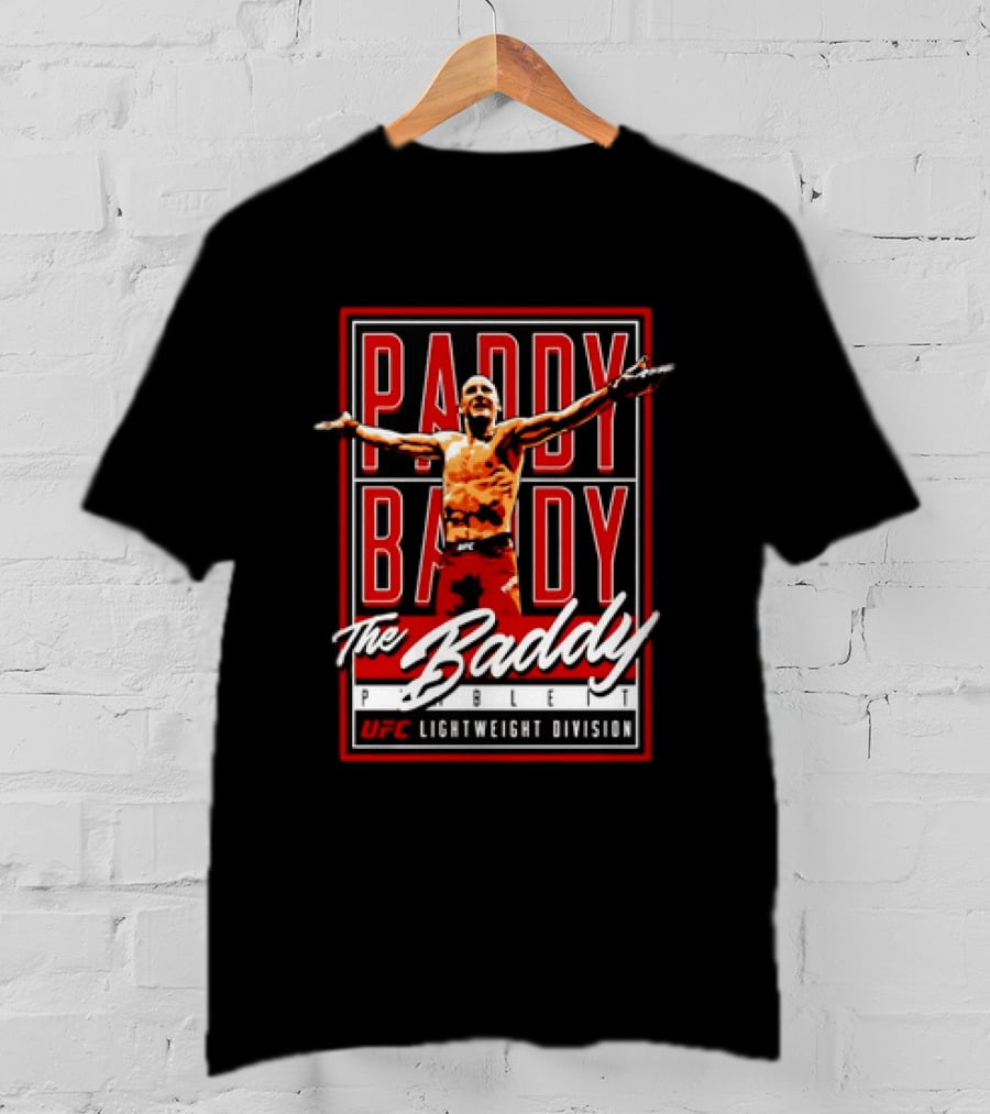 Paddy Pimblett The Baddy UFC Lightweight Division Fighter T-Shirt