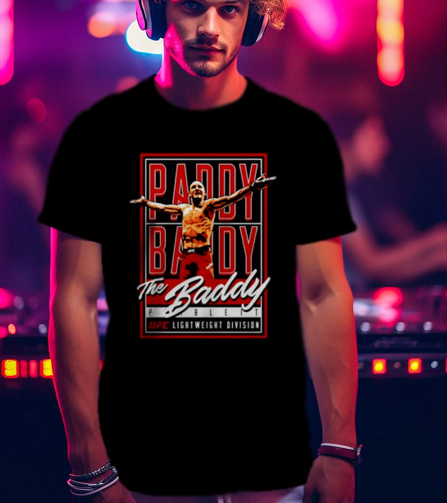 Paddy Pimblett The Baddy UFC Lightweight Division Fighter T-Shirt