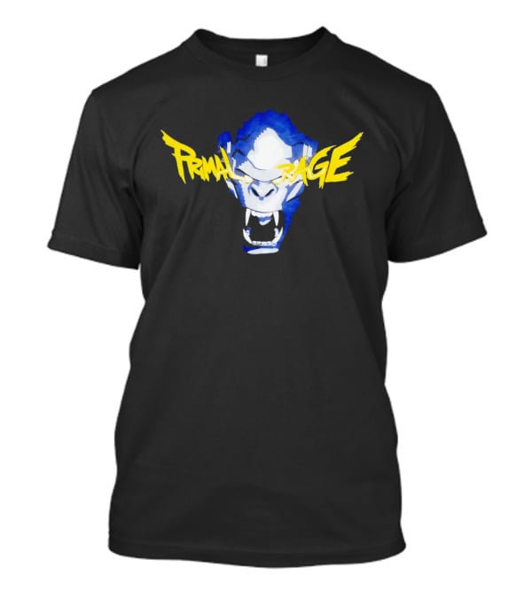Primal Rage Roaring Gorilla Fierce Expression T-Shirt