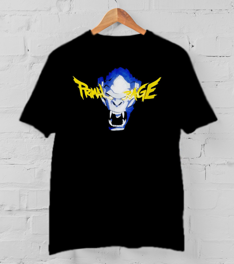 Primal Rage Roaring Gorilla Fierce Expression T-Shirt