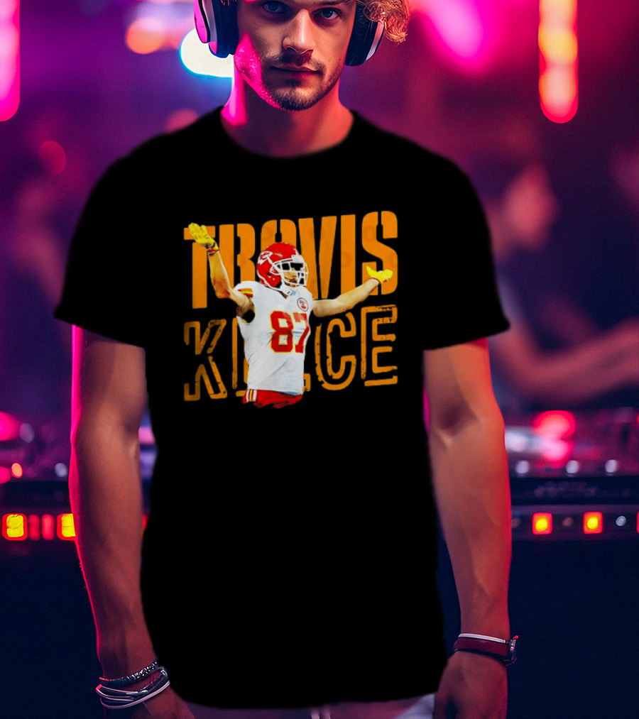 Travis Kelce 87 Kansas City Chiefs Football T-Shirt