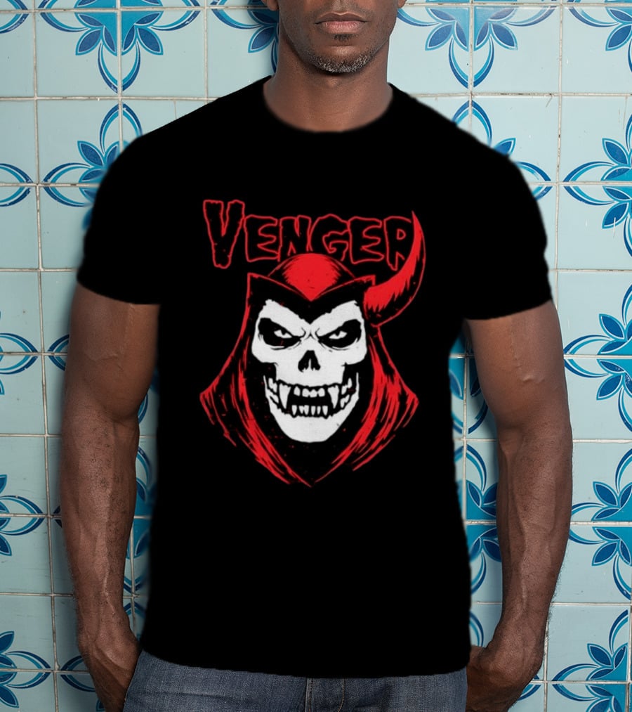 Venger Dungeons And Dragons Evil Villain Skull T-Shirt