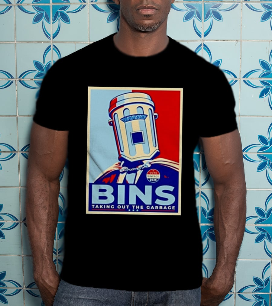 Binface Bins Hope Vote 2024 Taking Out The Garbage T-Shirt