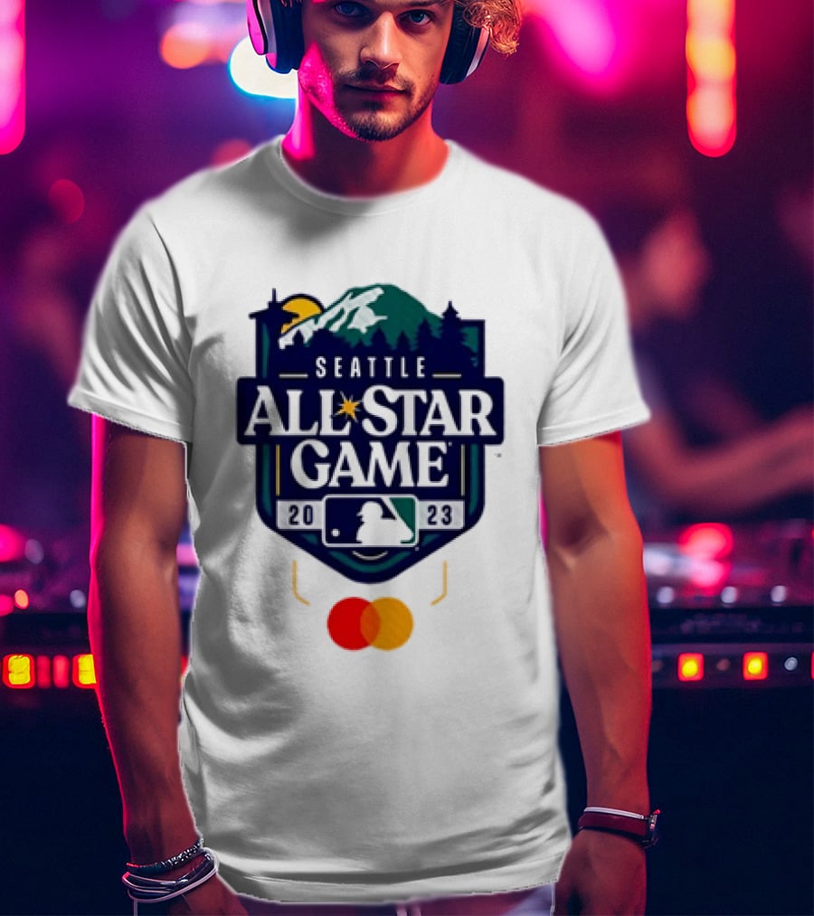 Seattle 2023 MLB All Star Game Baseball Mastercard T-Shirt