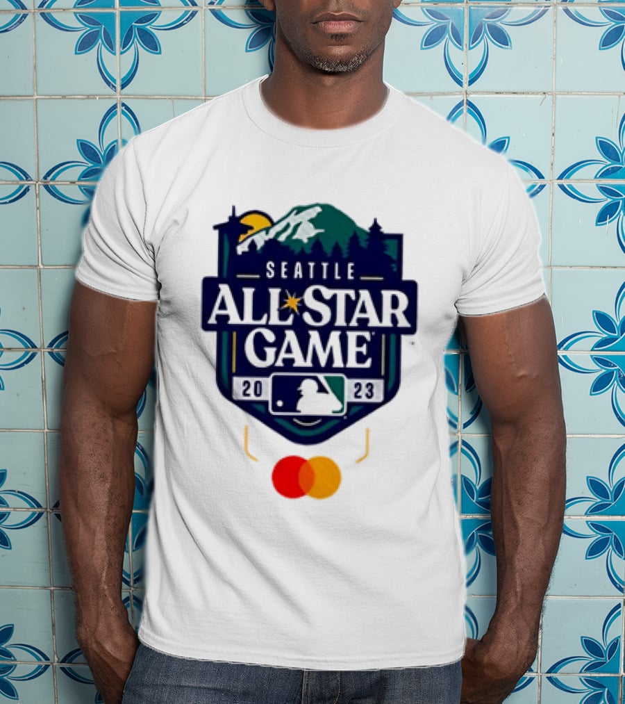 Seattle 2023 MLB All Star Game Baseball Mastercard T-Shirt