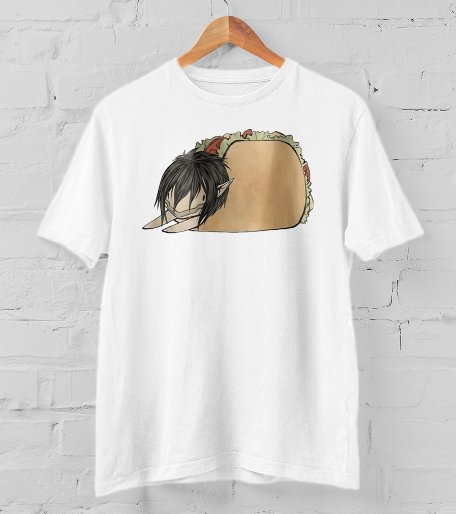 Attack On Titan A Taco On Titan Anime Mashup T-Shirt