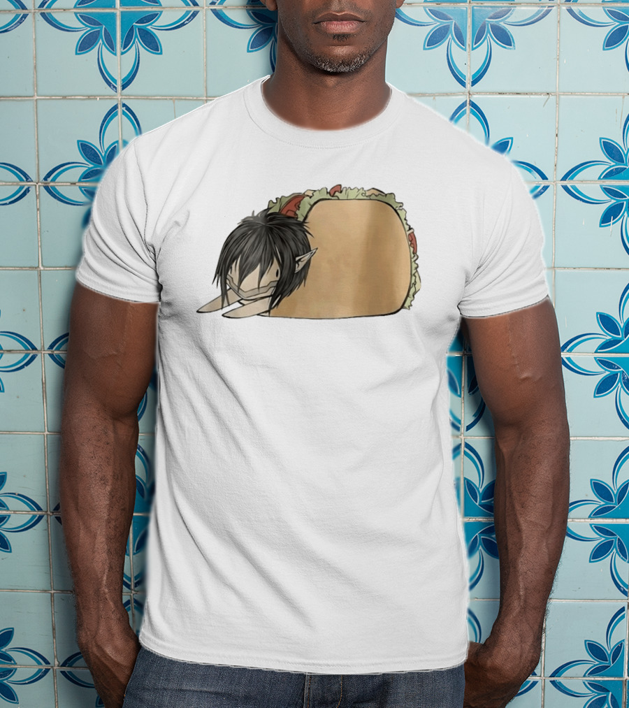 Attack On Titan A Taco On Titan Anime Mashup T-Shirt