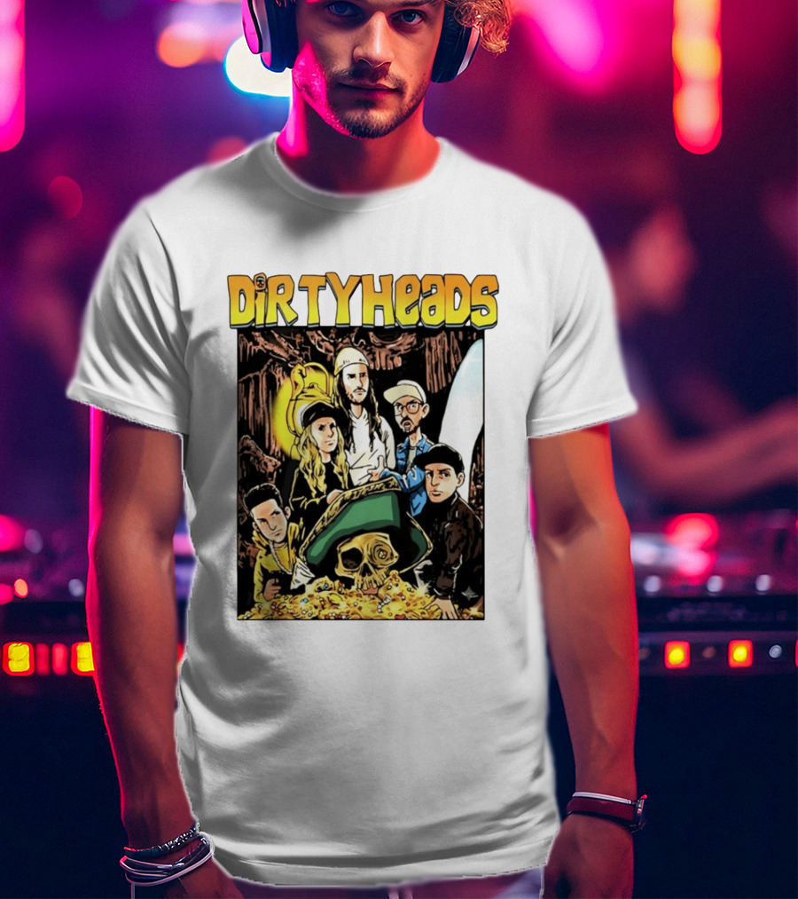 Dirty Heads Goonies Treasure Cave Adventure Tour 2024 T-Shirt