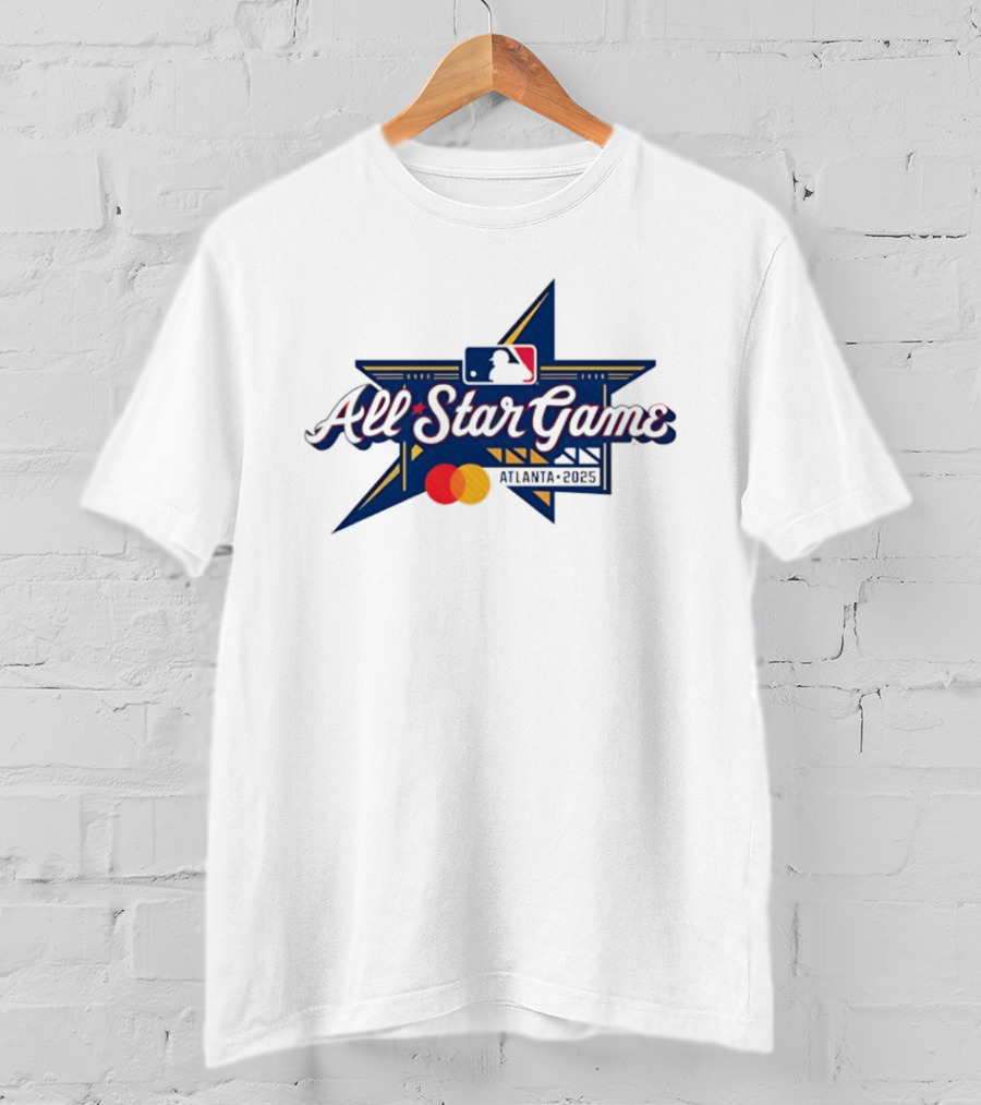 MLB All Star Game Atlanta 2025 Baseball MLB Logo Mastercard T-Shirt