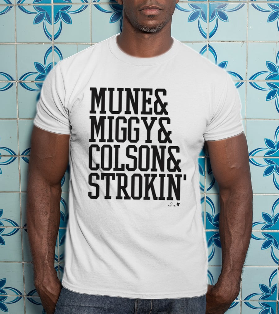Munetaka Murakami Miguel Vargas Colson Montgomery Mune Miggy Strokin T-Shirt