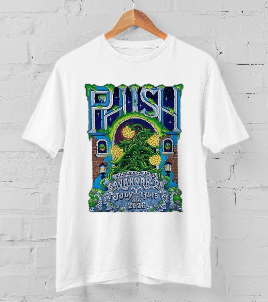 Phish Enmarket Arena Savannah Georgia July 14 15 2026 T-Shirt