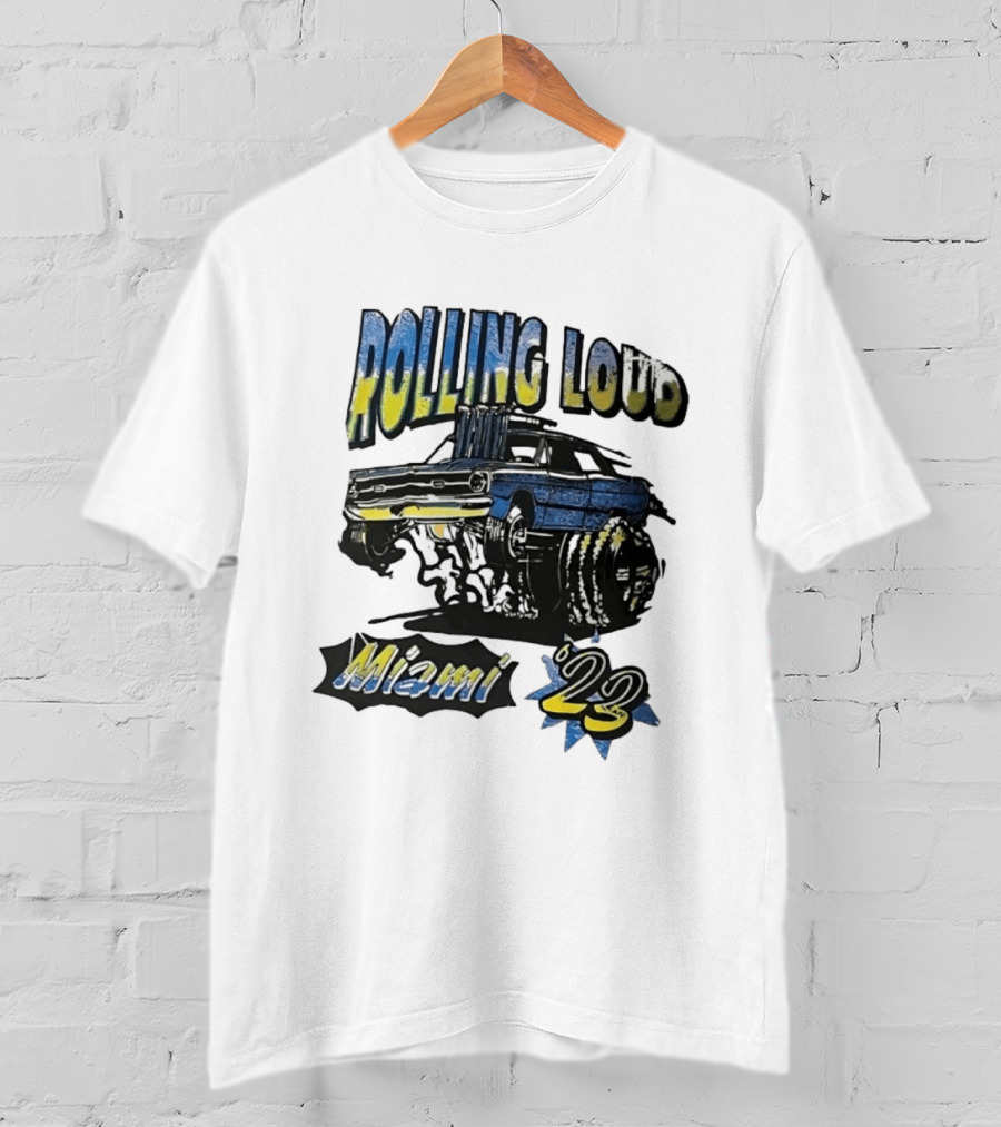 Rolling Loud Miami 2023 Hydraulics Vintage Car T-Shirt