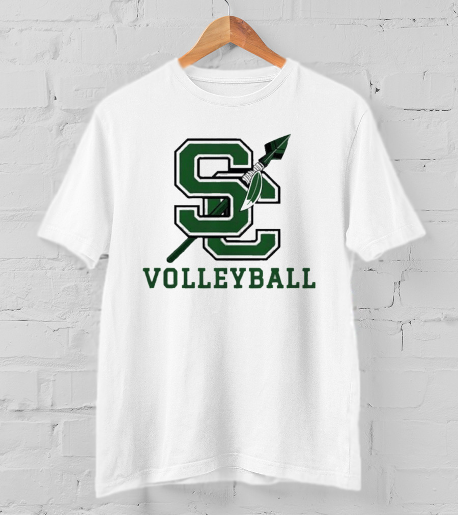 SC Volleyball Spear And Feather T-Shirt