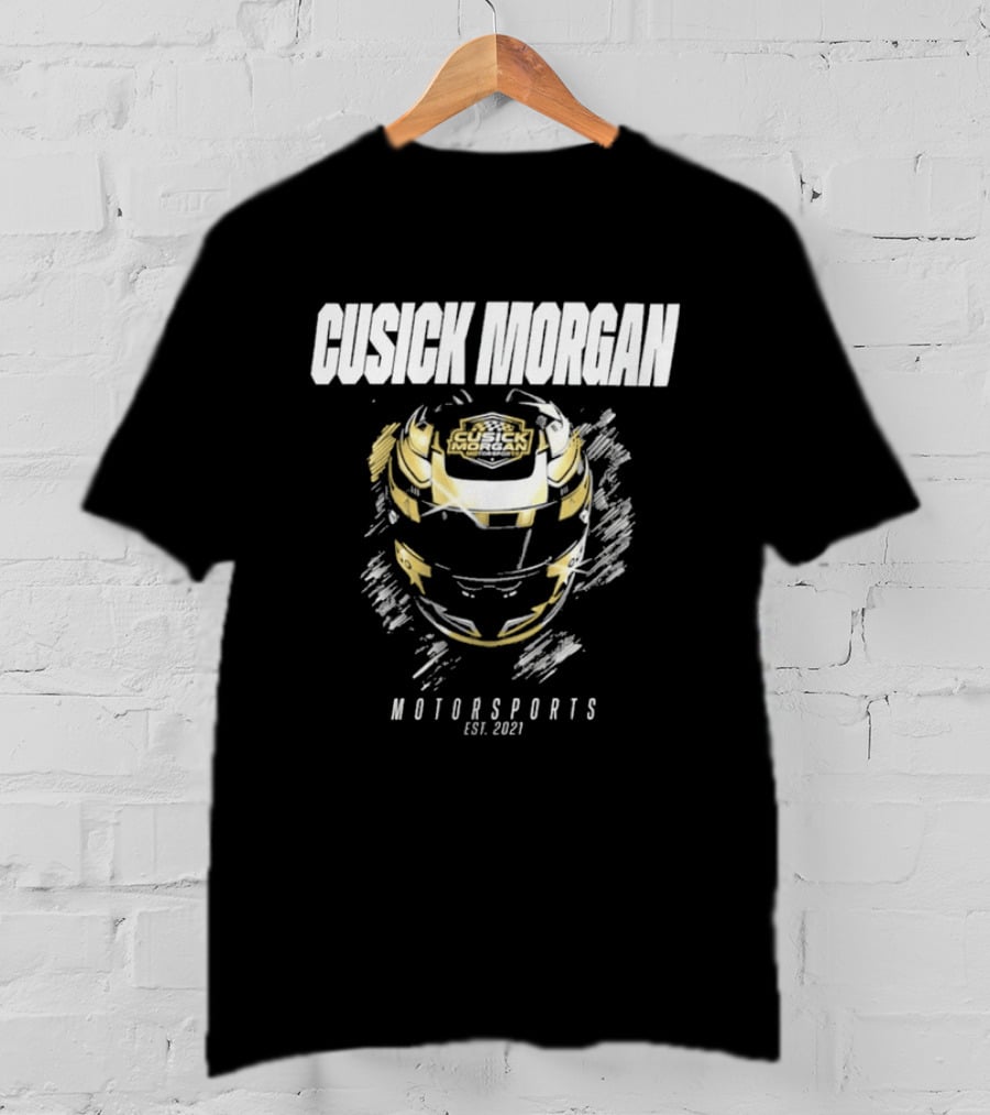 Cusick Morgan Motorsports Est 2021 Helmet Indy NXT 2026 T-Shirt