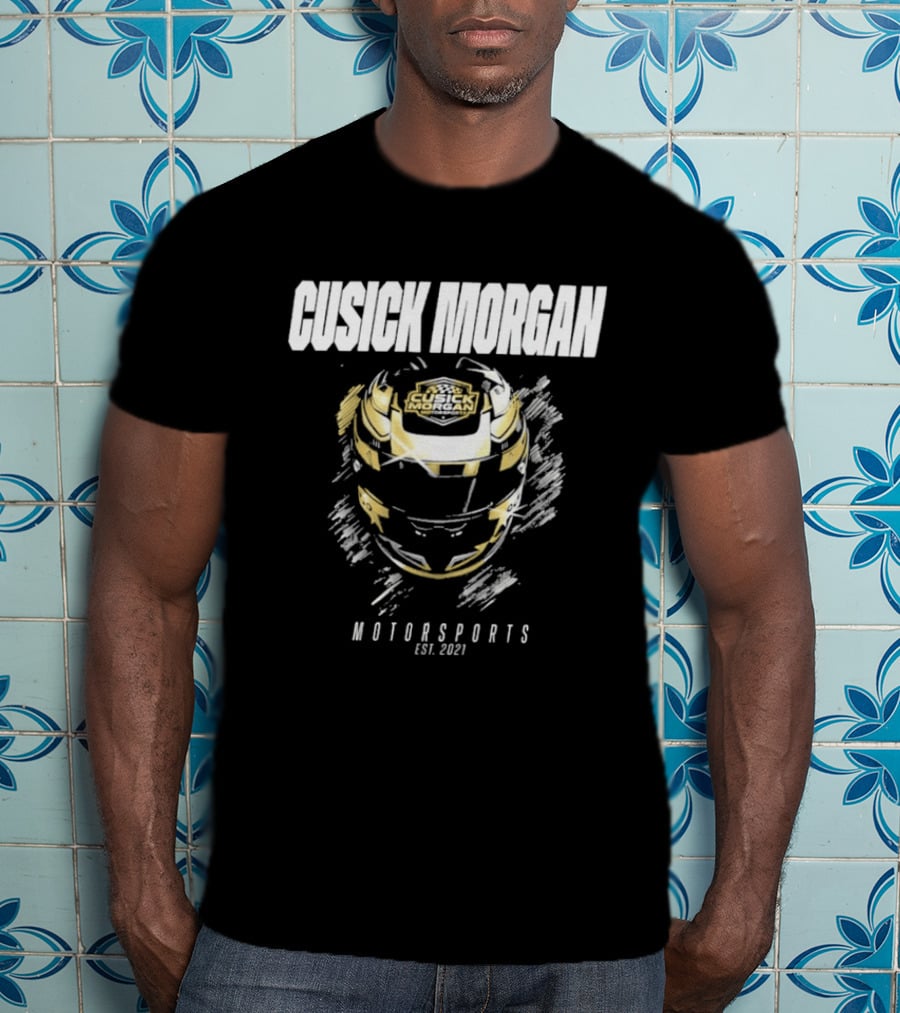 Cusick Morgan Motorsports Est 2021 Helmet Indy NXT 2026 T-Shirt