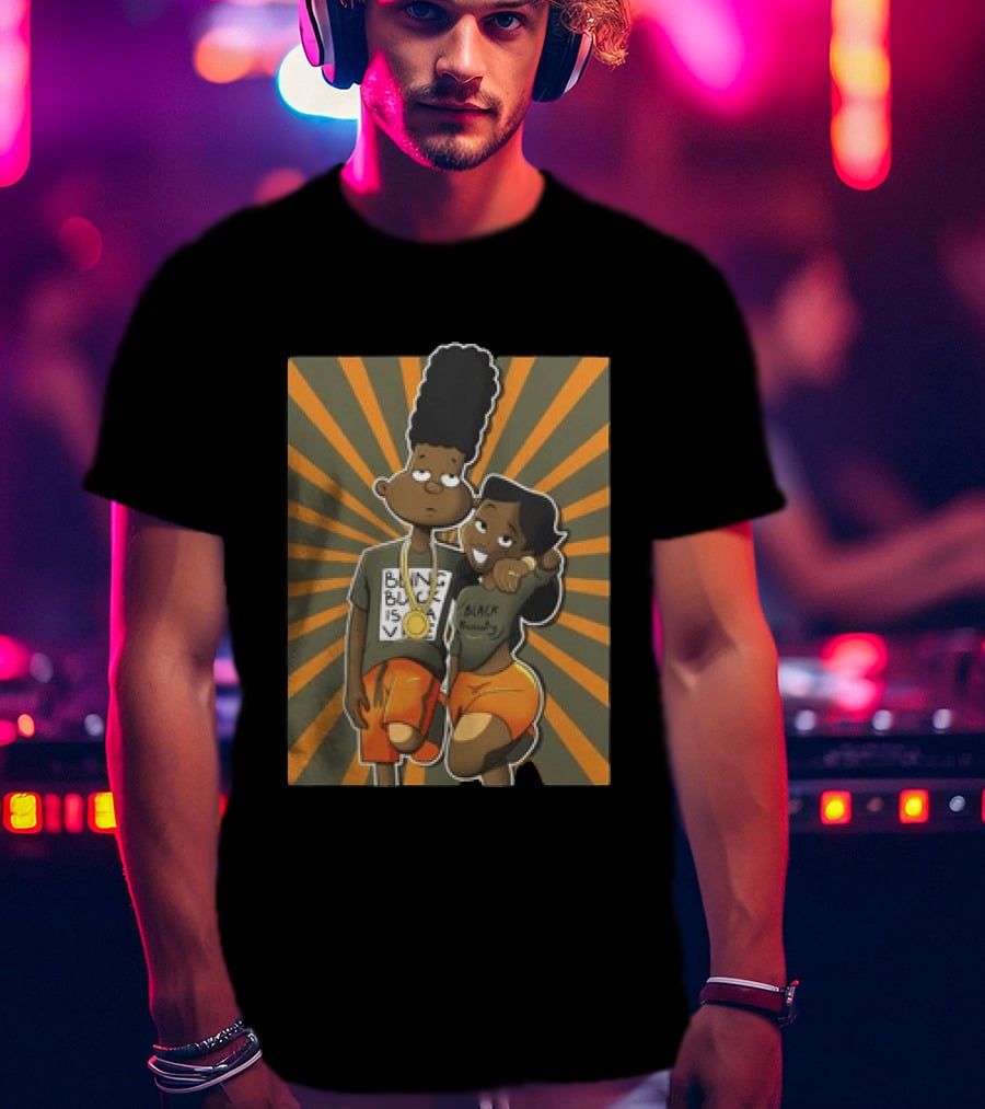Black Beauty A Different Love Olive Green And Orange Jordan 5S Matching Sneaker T-Shirt