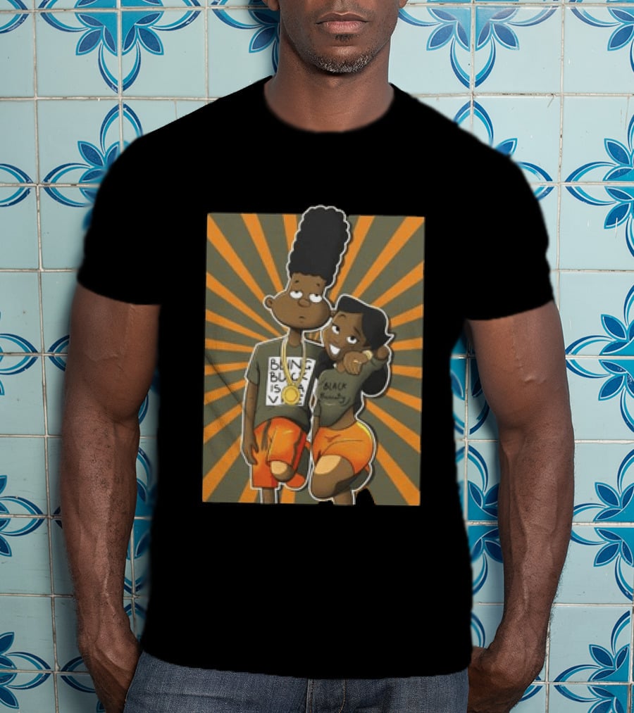 Black Beauty A Different Love Olive Green And Orange Jordan 5S Matching Sneaker T-Shirt