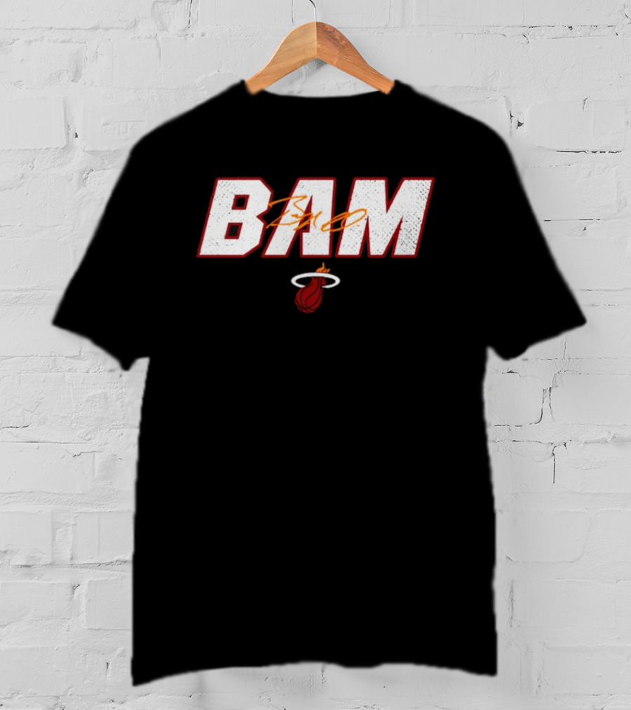 Bam Adebayo Miami Heat Fan Gear T-Shirt