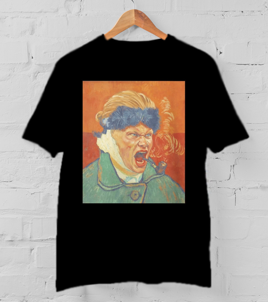 Erling Haaland Van Gogh Pipe Smoking T-Shirt