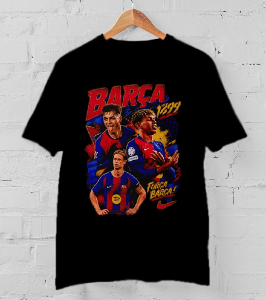 Barça 1899 Força Barça Soccer Pride Sports T-Shirt