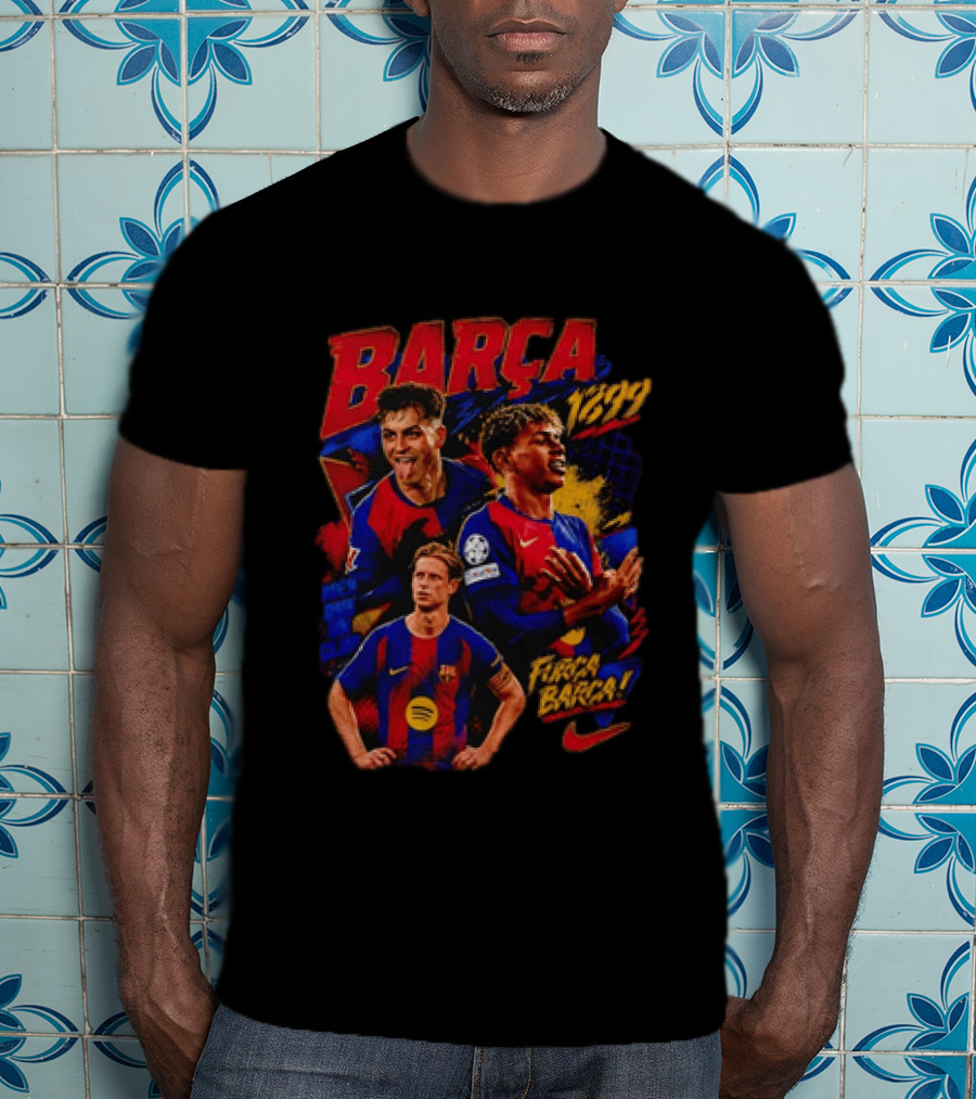 Barça 1899 Força Barça Soccer Pride Sports T-Shirt
