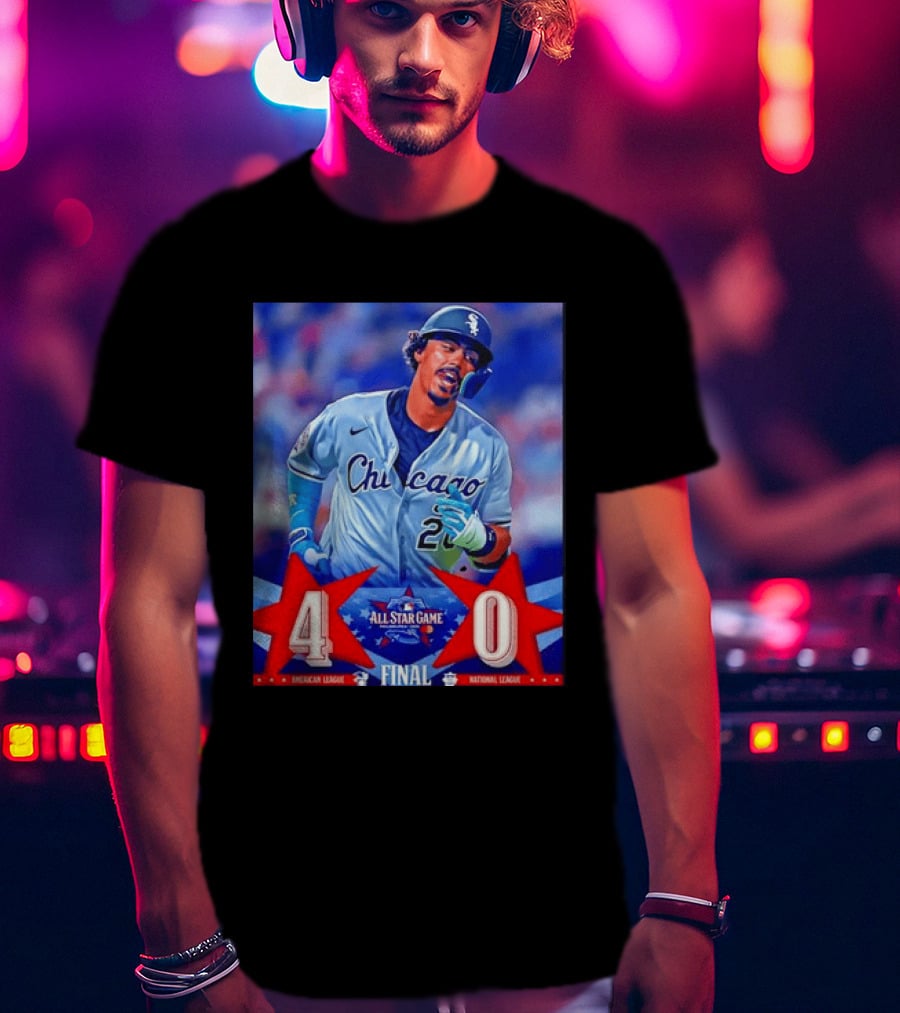 Chicago White Sox 2026 All Star Game American League 4 National League 0 Final Score T-Shirt