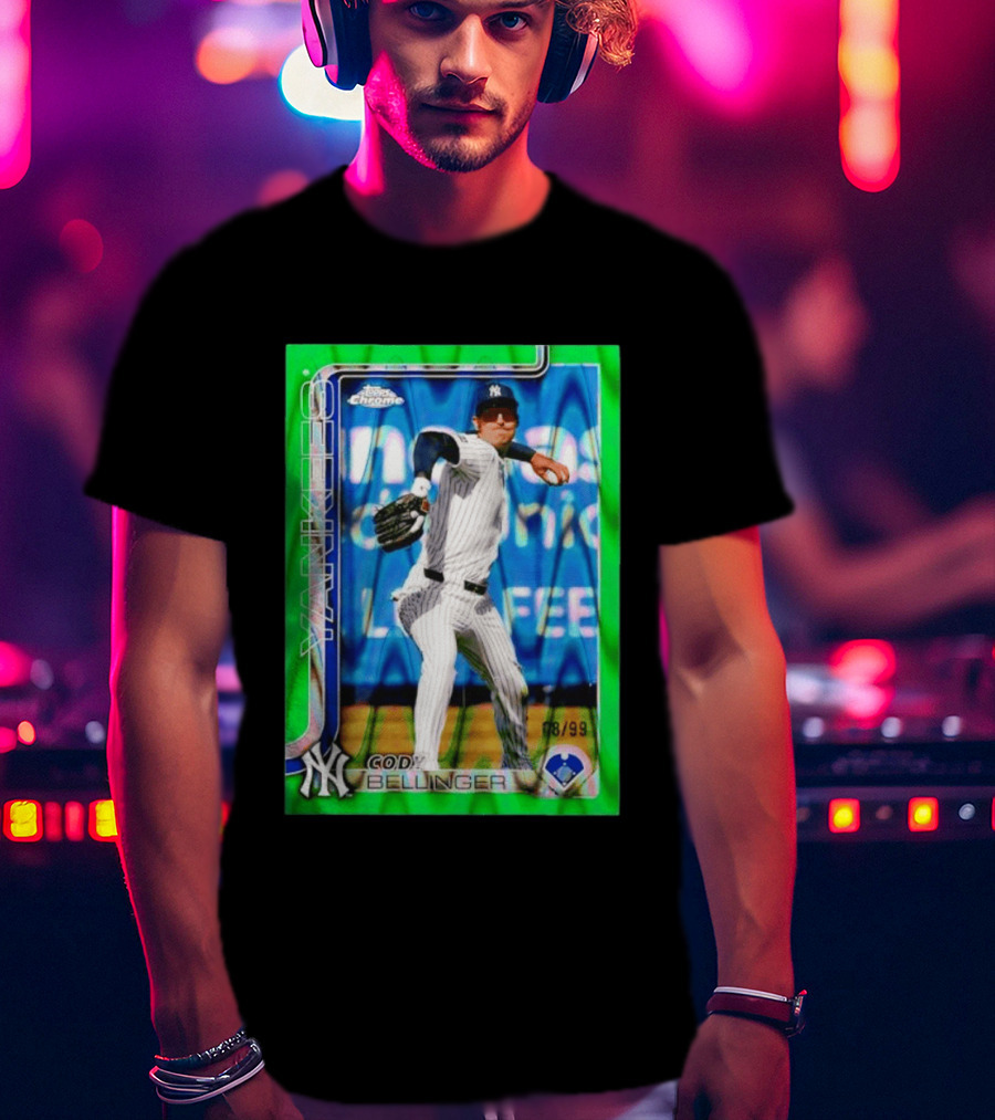 Cody Bellinger 08 99 Topps Chrome Yankees T-Shirt