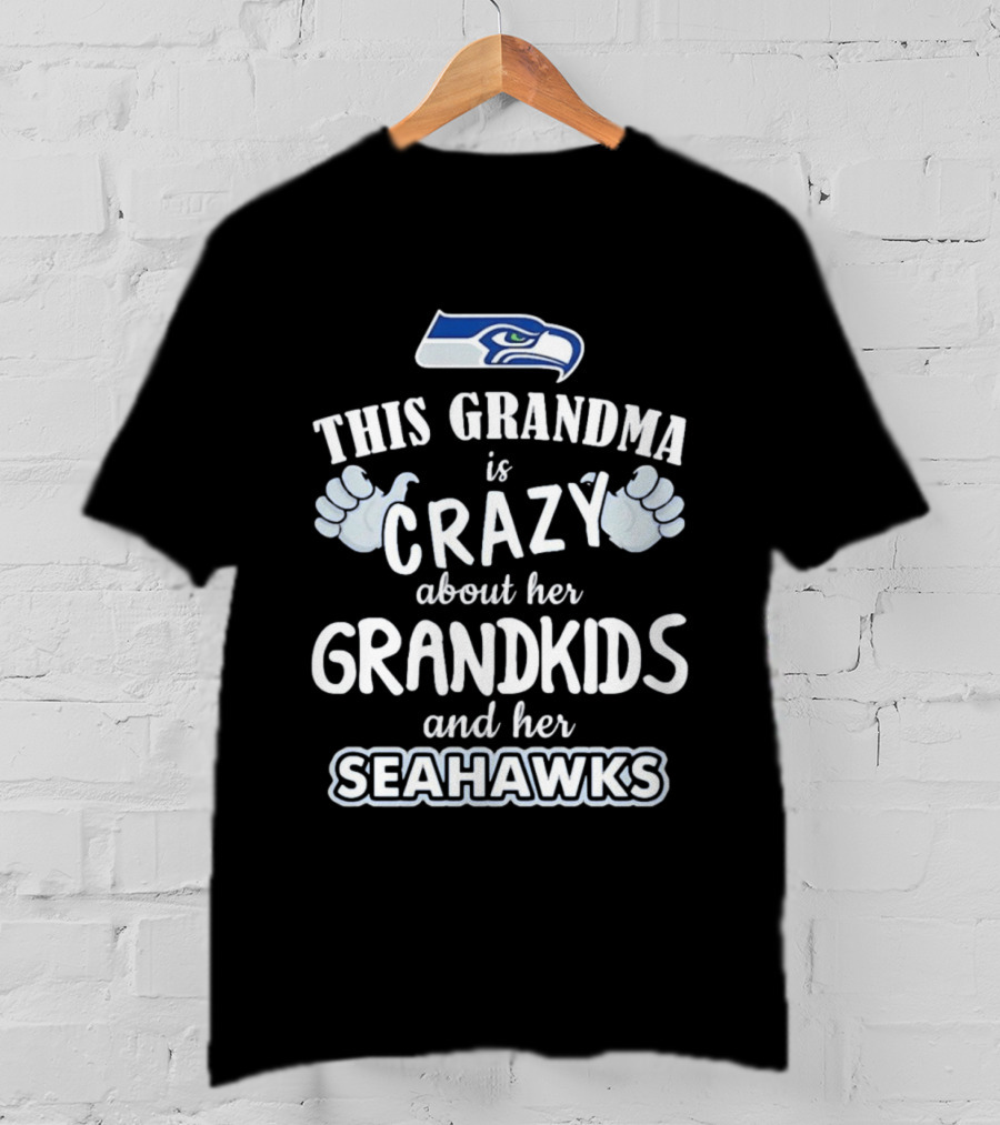 This Grandma Is Crazy About Her Grandkids And Her Seahawks T-Shirt