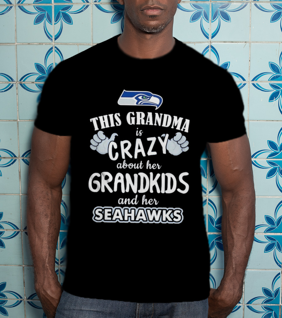 This Grandma Is Crazy About Her Grandkids And Her Seahawks T-Shirt