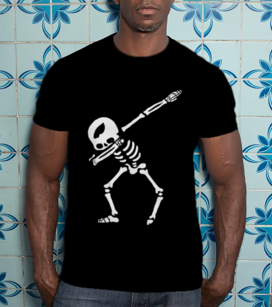 Philadelphia Eagles Dabbing Skeleton T-Shirt