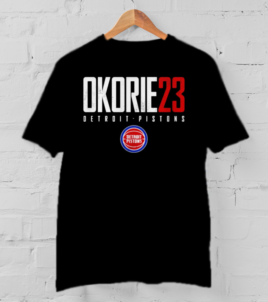 Okorie 23 Detroit Pistons T-Shirt