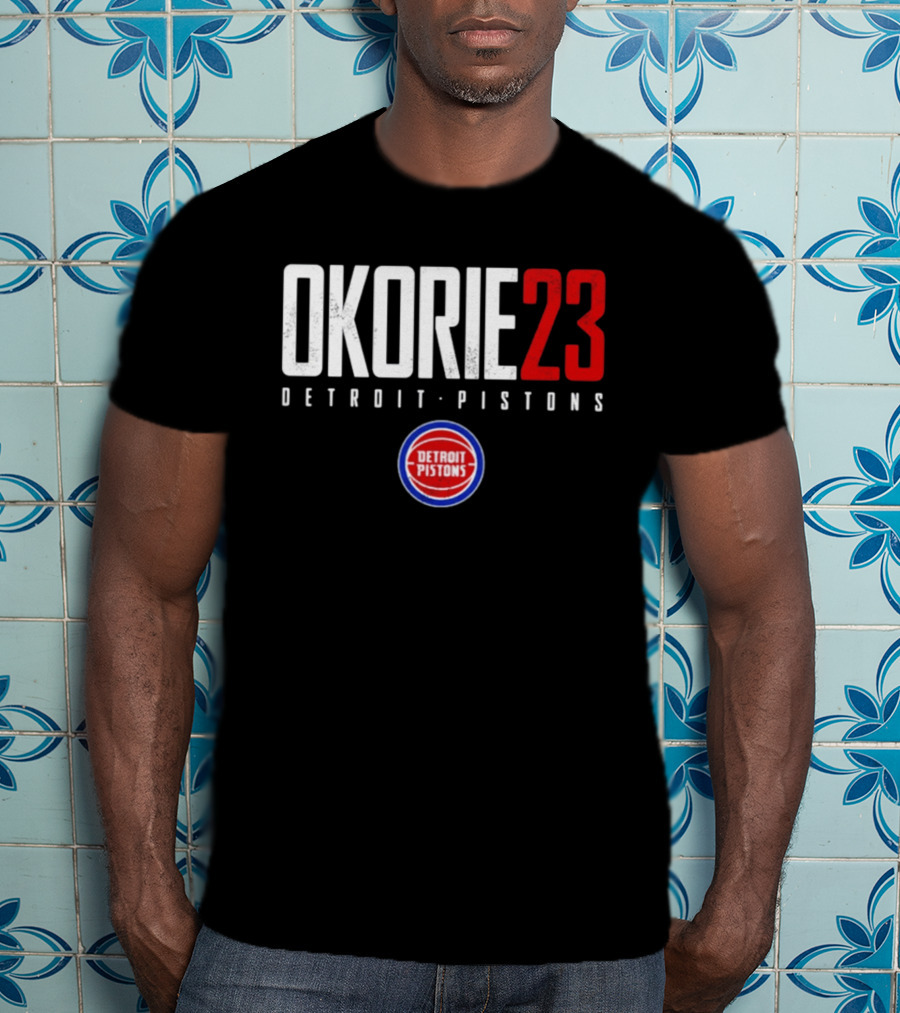 Okorie 23 Detroit Pistons T-Shirt