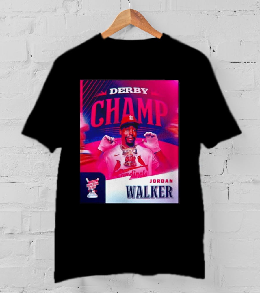 Jordan Walker St Louis Cardinals Home Run Derby Champ 2026 T-Shirt
