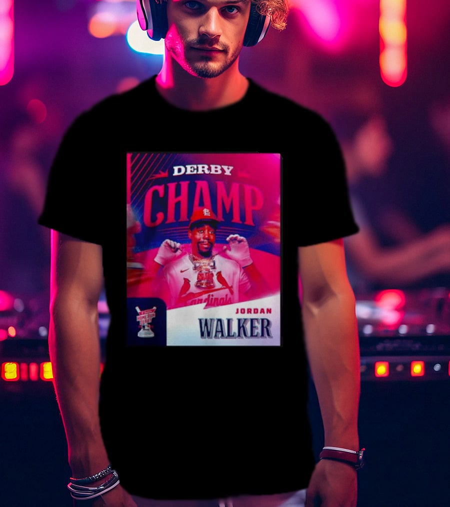Jordan Walker St Louis Cardinals Home Run Derby Champ 2026 T-Shirt