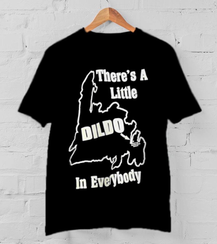 There's A Little Dildo In Everybody Map T-Shirt