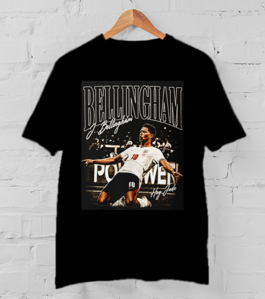 Bellingham J. Bellingham Hey Jude Football Power No. 10 T-Shirt