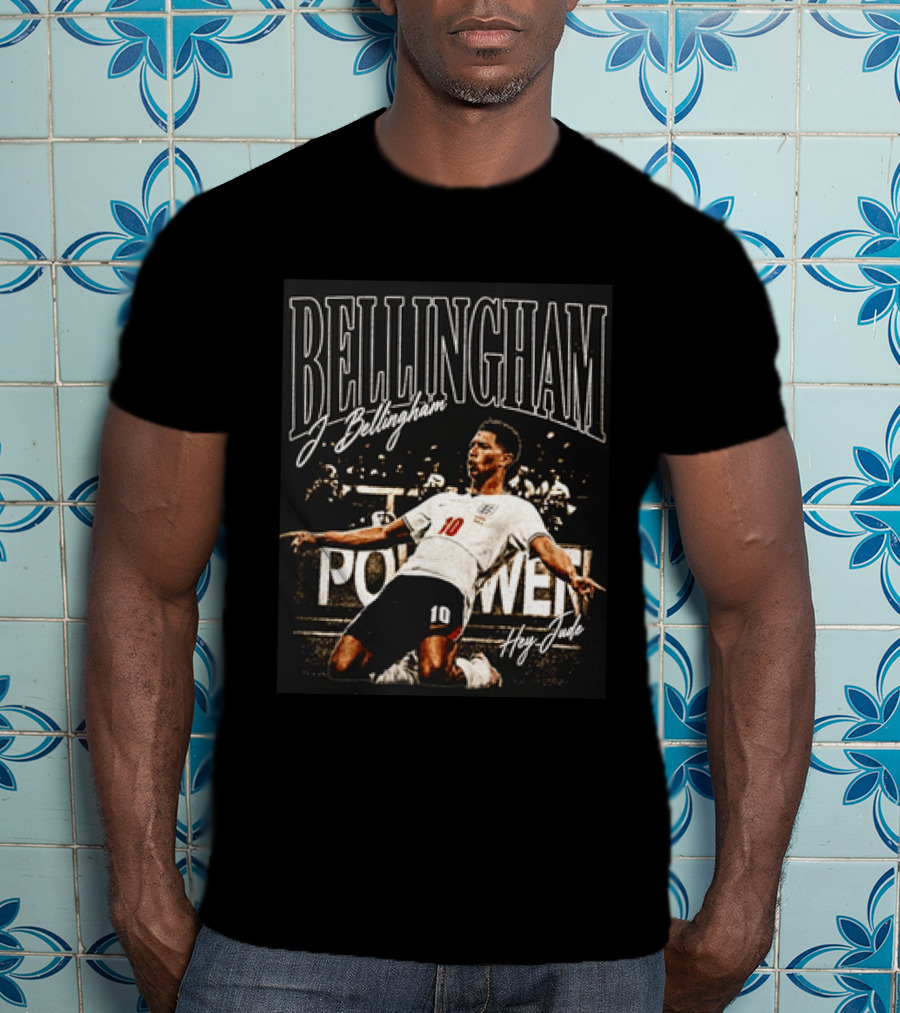 Bellingham J. Bellingham Hey Jude Football Power No. 10 T-Shirt