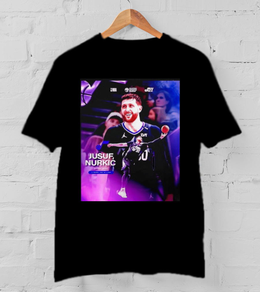 Jusuf Nurkić NBA Utah Jazz Contract 2 Years 22 Million T-Shirt