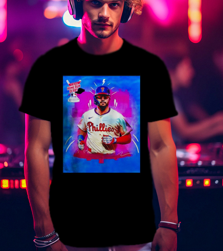 Philadelphia Phillies Kyle Schwarber 2024 Mobile Home Run Derby Highlights T-Shirt