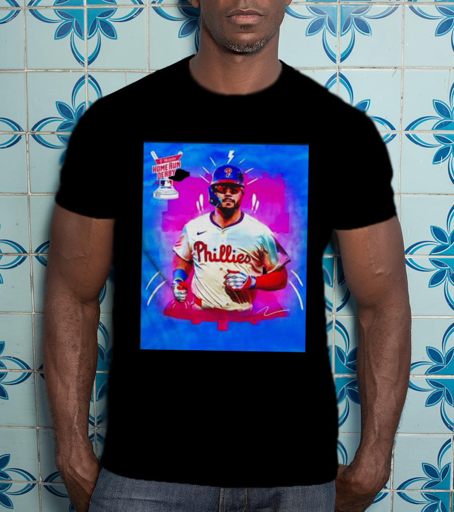 Philadelphia Phillies Kyle Schwarber 2024 Mobile Home Run Derby Highlights T-Shirt