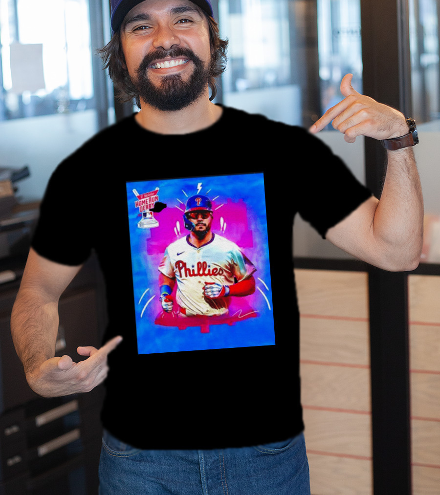 Philadelphia Phillies Kyle Schwarber 2024 Mobile Home Run Derby Highlights T-Shirt