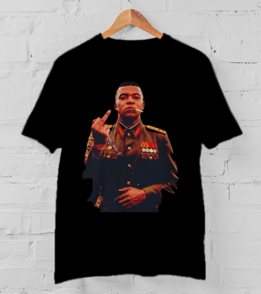 Kylian Mbappé Military General Salute T-Shirt