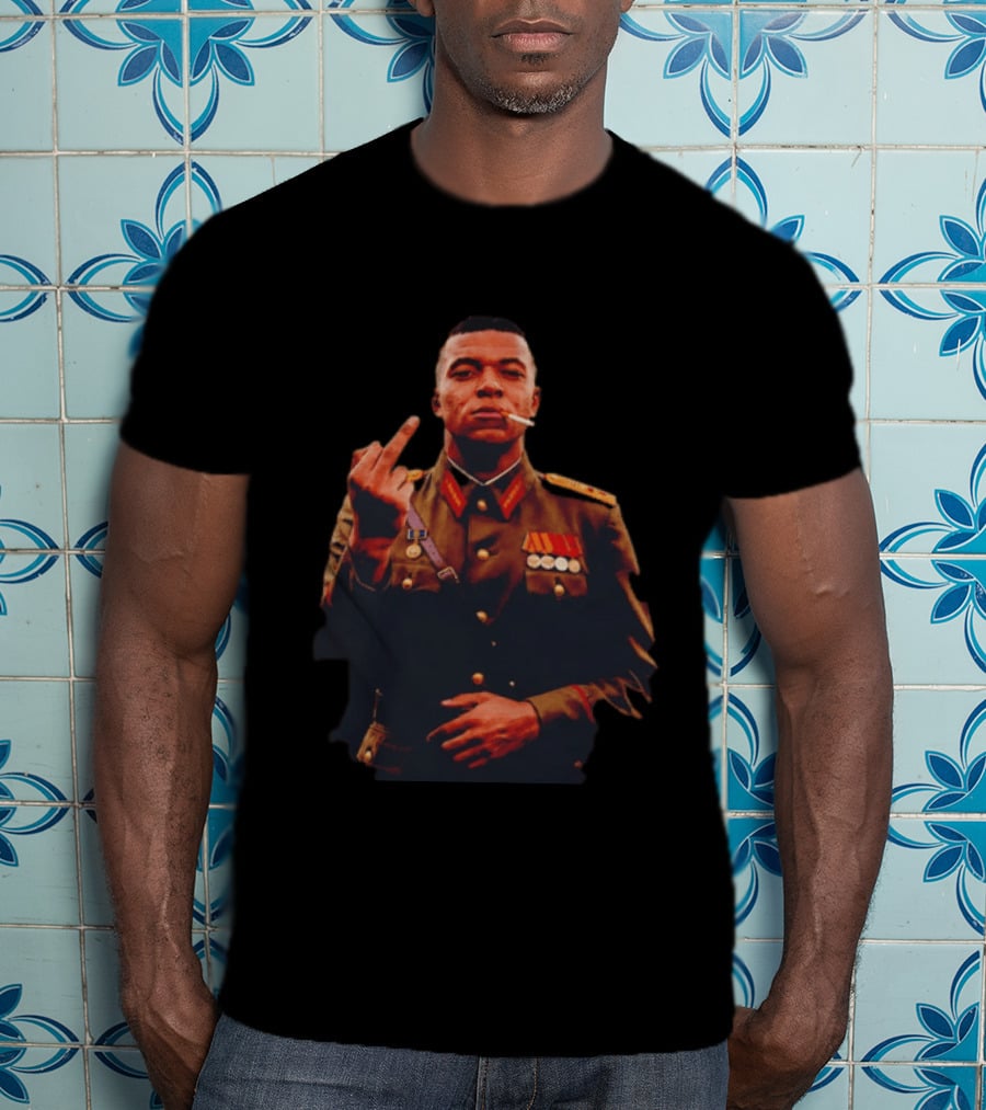 Kylian Mbappé Military General Salute T-Shirt
