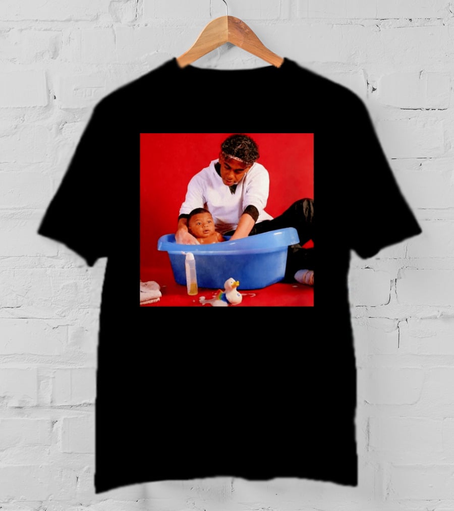 Mbappé Yamal Bath Time Meme With Baby In Blue Tub And Duck T-Shirt
