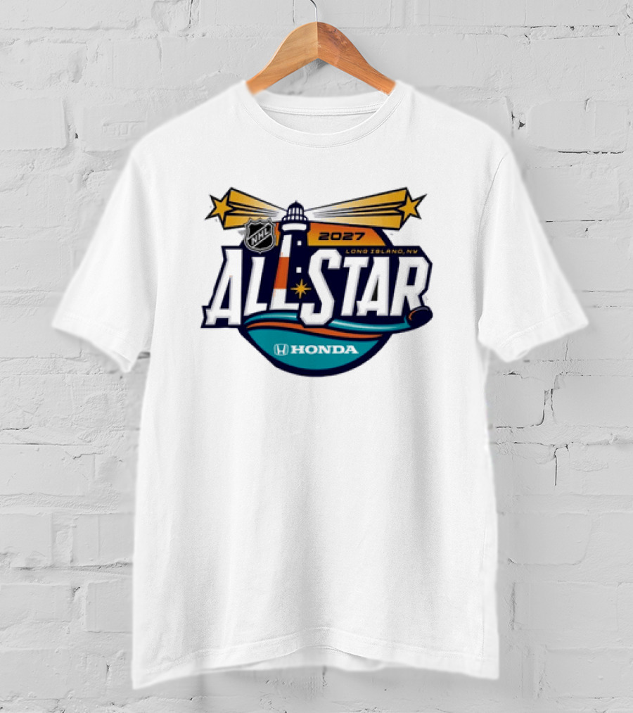 2027 NHL All Star Long Island Honda Lighthouse Stars T-Shirt