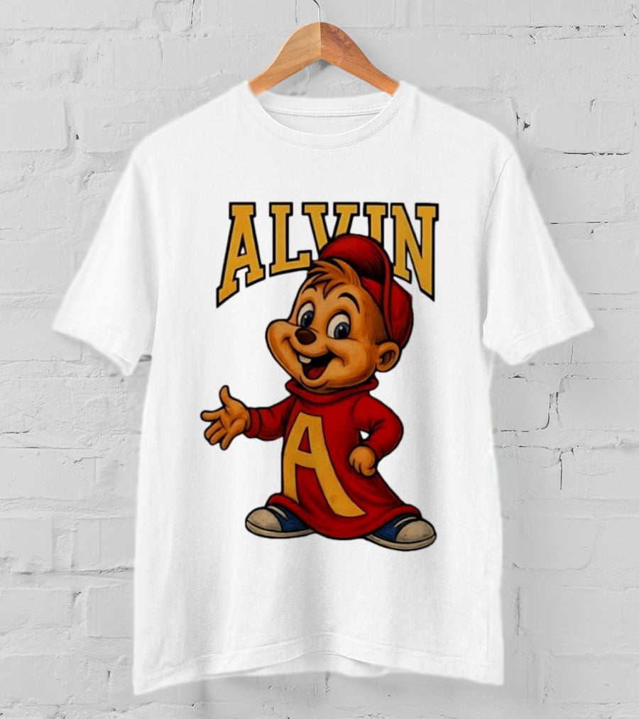Alvin And The Chipmunks Alvin Character With Standing A T-Shirt