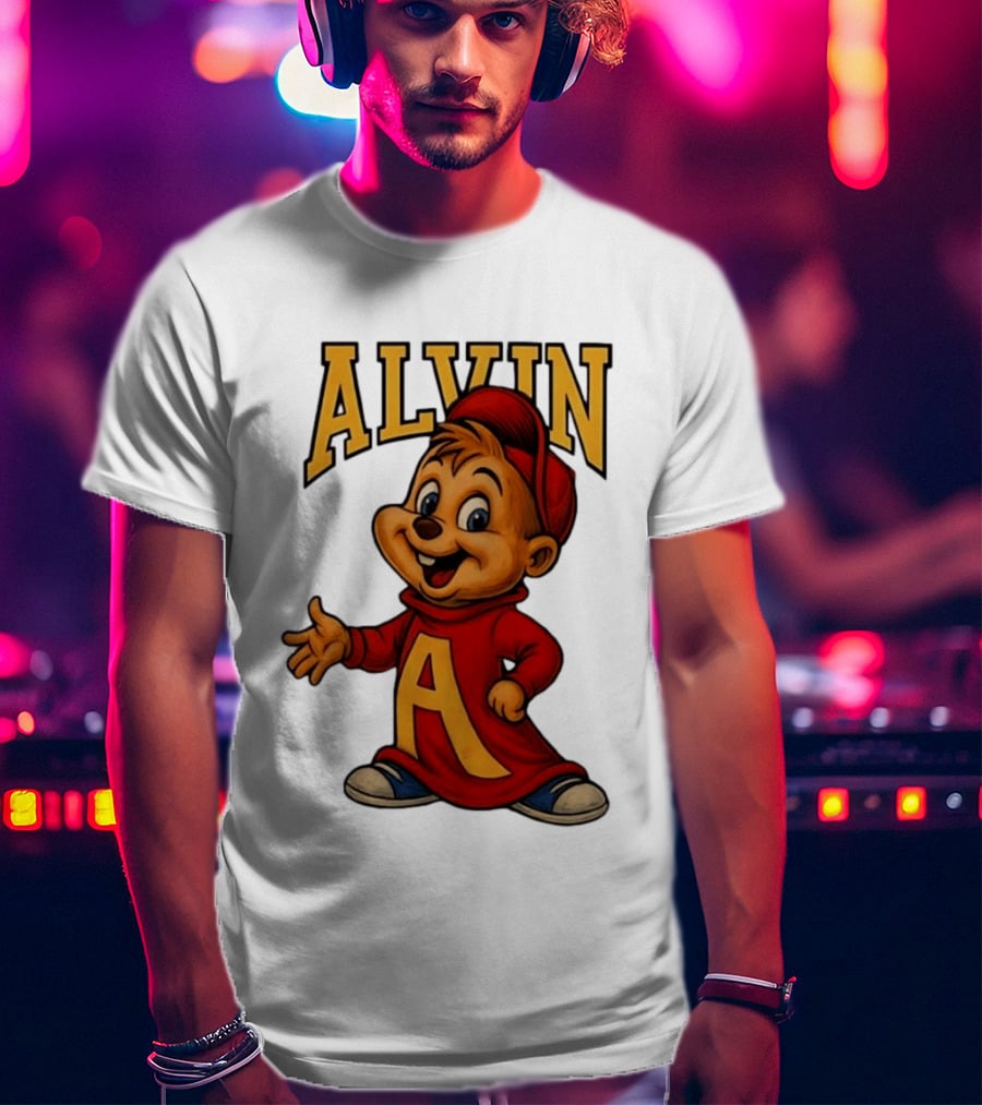 Alvin And The Chipmunks Alvin Character With Standing A T-Shirt