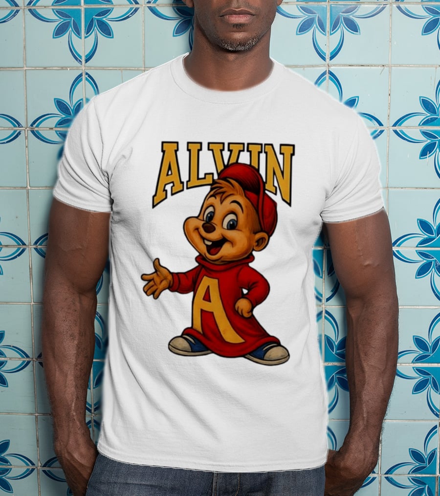 Alvin And The Chipmunks Alvin Character With Standing A T-Shirt